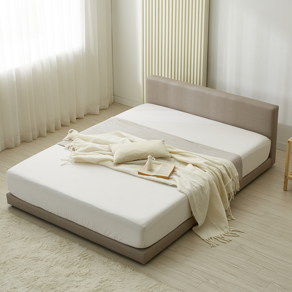 저상형 무헤드 침대프레임 침대 파운데이션 낮은 평상형 프레임 SS