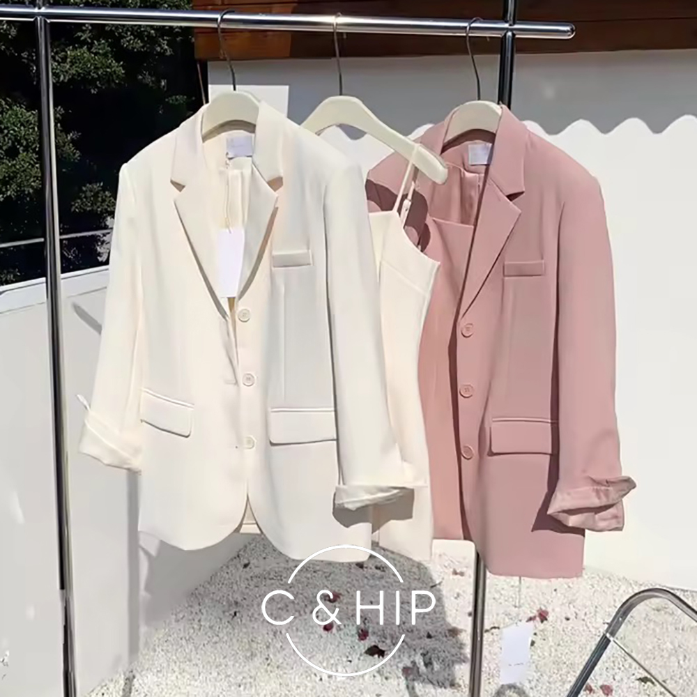 자켓 원피스 세트 오버핏 패드 하객룩 데일리 끈나시 트임 미니원피스 5color - 상세 이미지 2