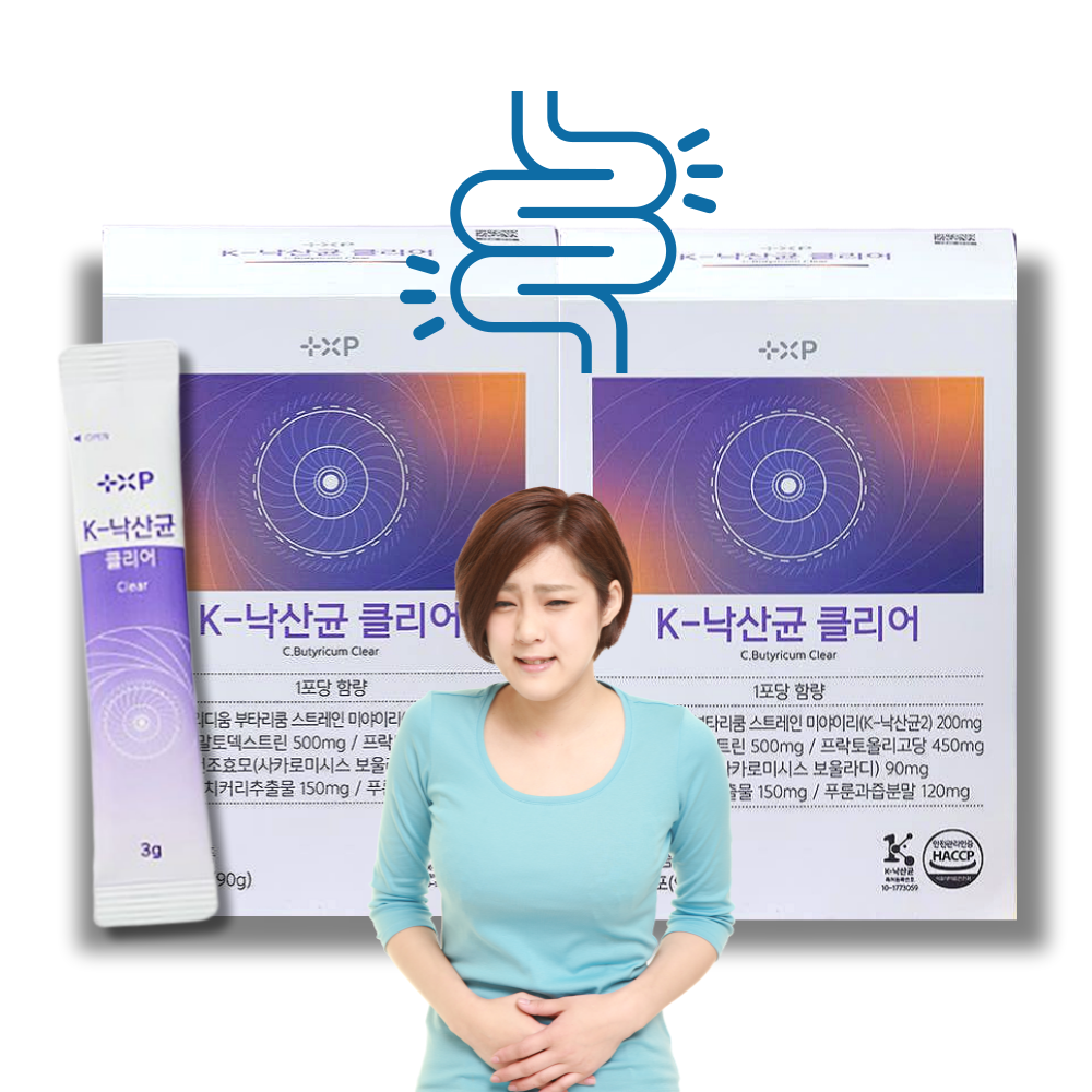 K-낙산균 클리어 식이섬유 프로바이오틱스 30포, 2개 - 상품 이미지