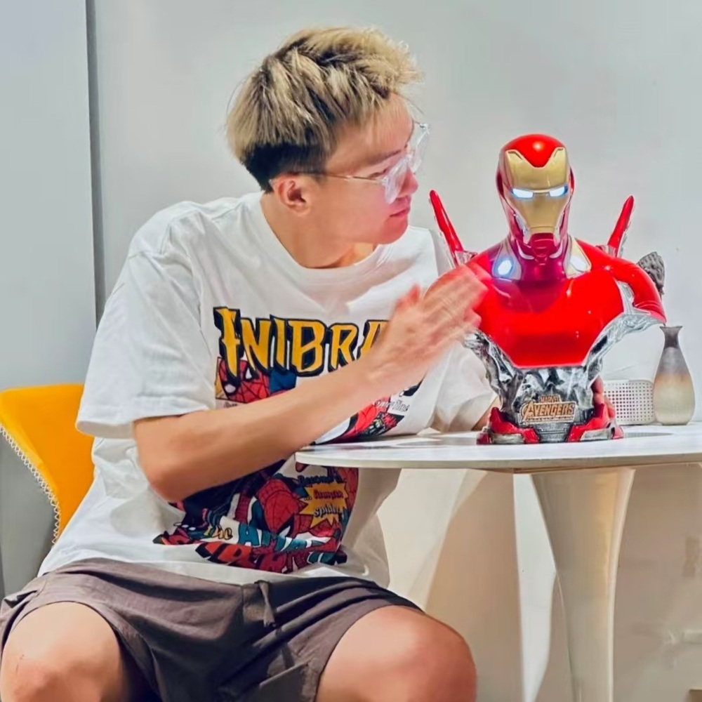 아이언맨 MK50 하프 레진바디 GK 데스크탑 장식품 고퀄리티 피규어 프라모델 - 상세 이미지 3
