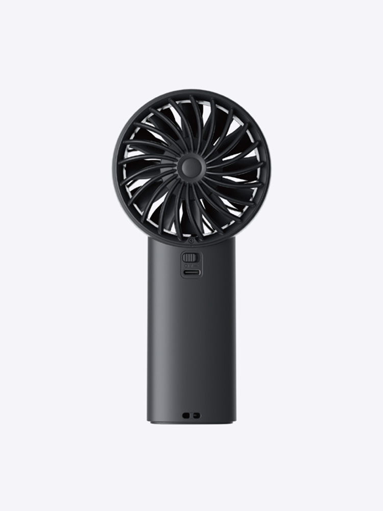 5000mAh 휴대용 손 선풍기 소형 무선 미니 선풍기 손풍기 LIFE4 카본 블랙 이미지 6