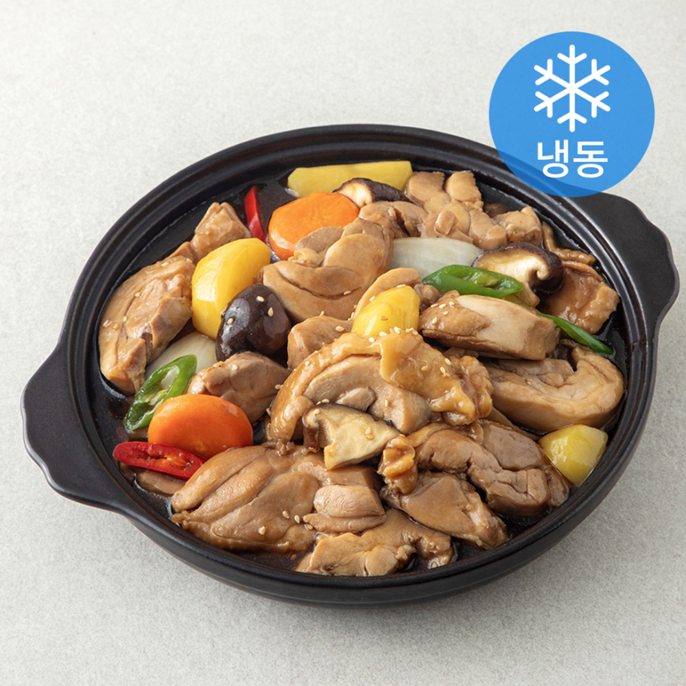 고급진 순살 안동찜닭 대용량 2kg (500g x 4개입) (냉동) - 메인 이미지