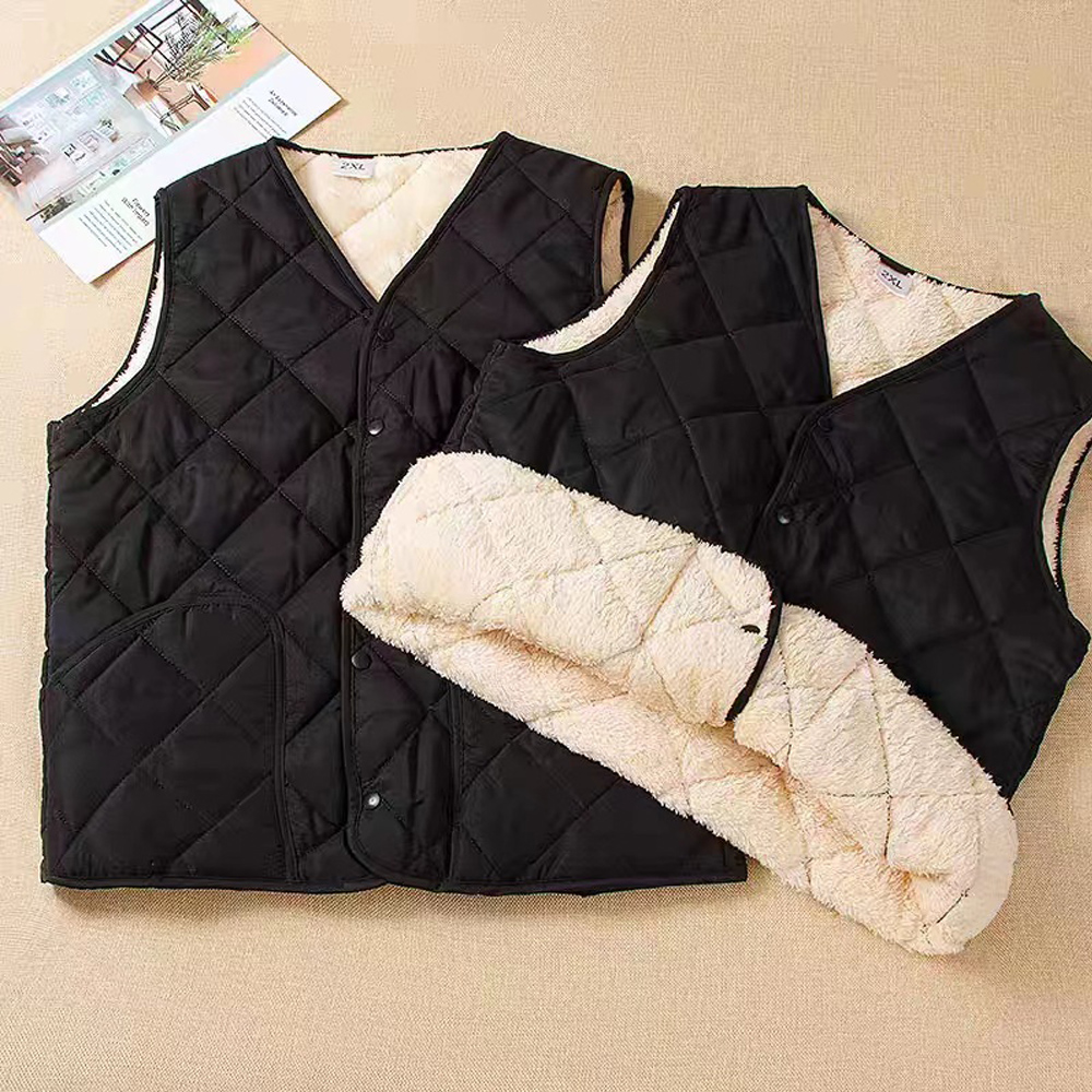 융기모 깔깔이 조끼 양털 방한 남성 겨울 겨울털
