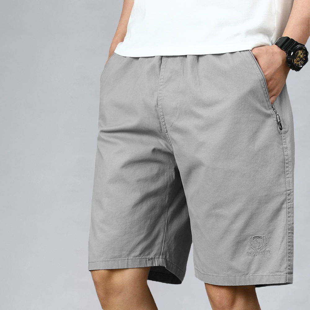 CMBP 5512 2컬러 남성 허리밴딩 5부 면 반바지 남자 운동 면반 봄여름 데일리 - 상품 이미지