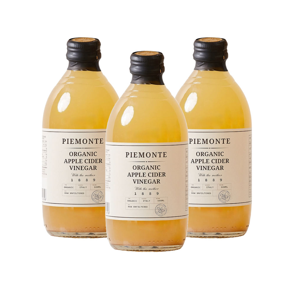 피에몬테 애사비 100% 이탈리아 유기농 사과 초모 식초 500ml, 3개