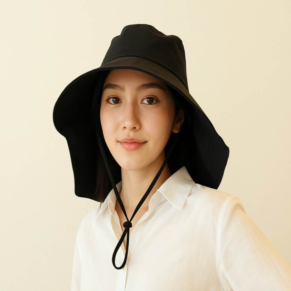 1+1 챙넓은 여름 모자 햇빛차단 농사 등산 휴양지 와이드챙 버킷햇 정글 벙거지 모자