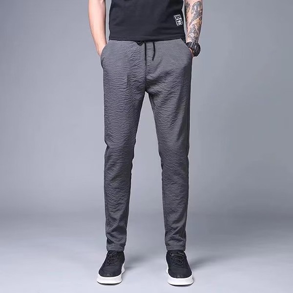 남성 3컬러 데일리 시원 편한 일자 밴딩 팬츠 IS- PA 43N 바지 일자바지 - 상품 이미지