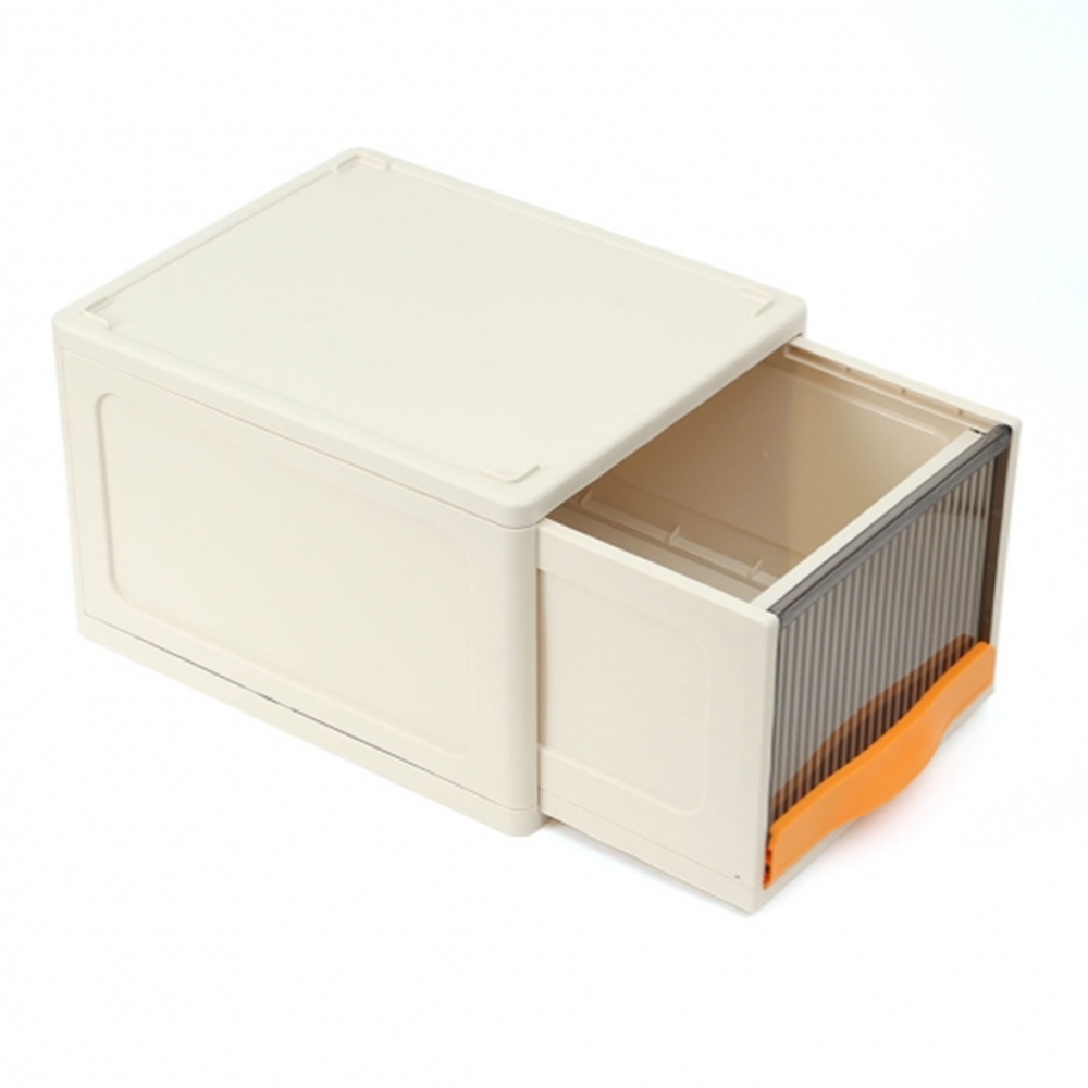 투명창 플라스틱리빙박스 서랍형 적층수납함 장난감 수납박스