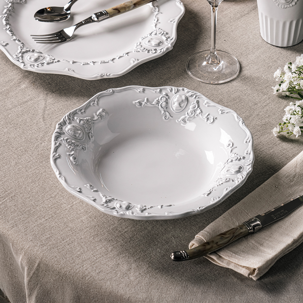 VBC까사 까메오 이태리 빈티지 수입 그릇 / 24cm, 파스타접시