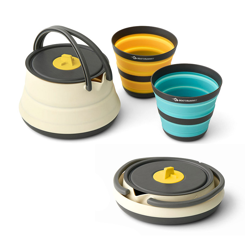 씨투써밋 프론티어 케틀 세트 캠핑 백패킹 접이식 주전자 코펠 세트