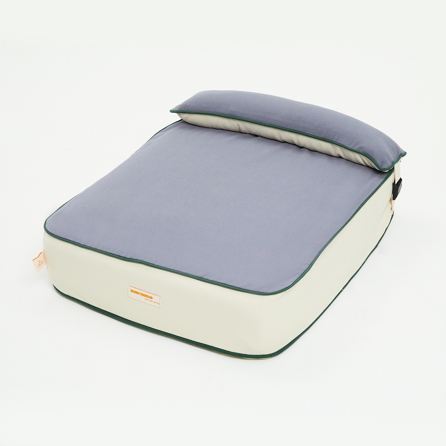 스멍스 강아지 스프링 디스크 침대 매트리스 옐로우