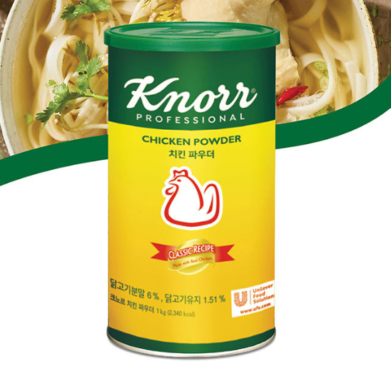 크노르 치킨파우더 1kg 치킨스톡 분말 파우더 볶음요리 닭가루 - 상품 이미지