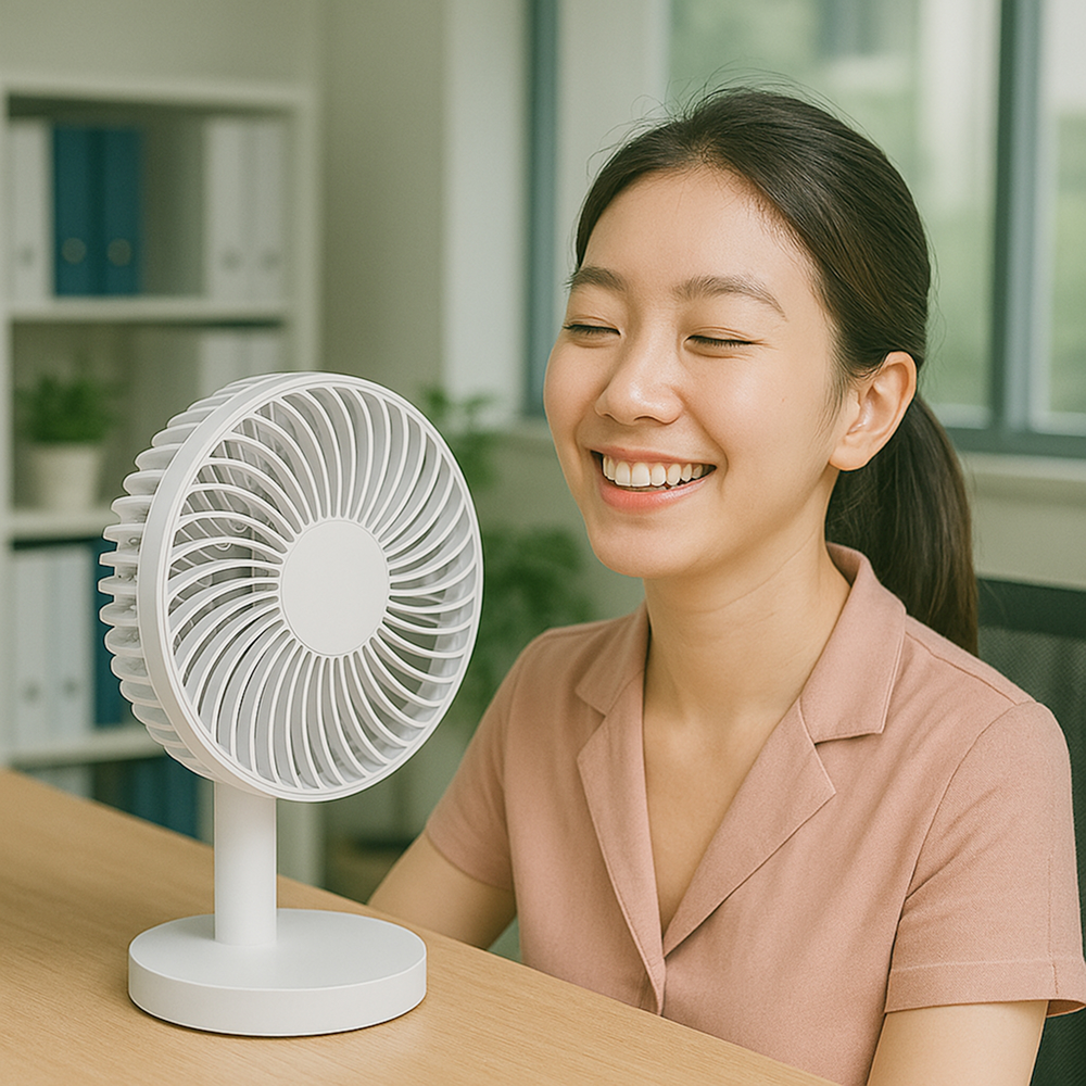 소형 충전식 사무실 미니 탁상용 무선 선풍기 식물선풍기