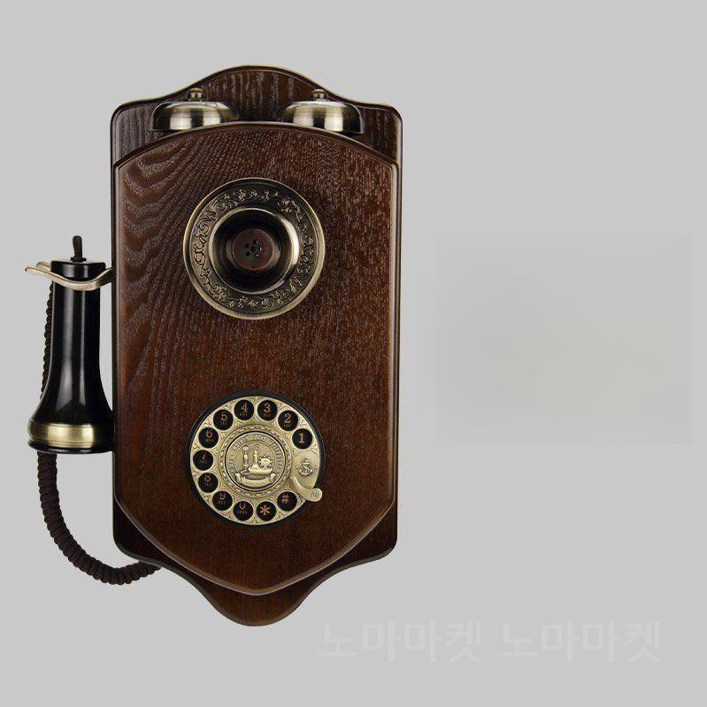 유럽 앤틱 벽걸이 전화기 모형 인테리어 소품 장식 - 상세 이미지 3