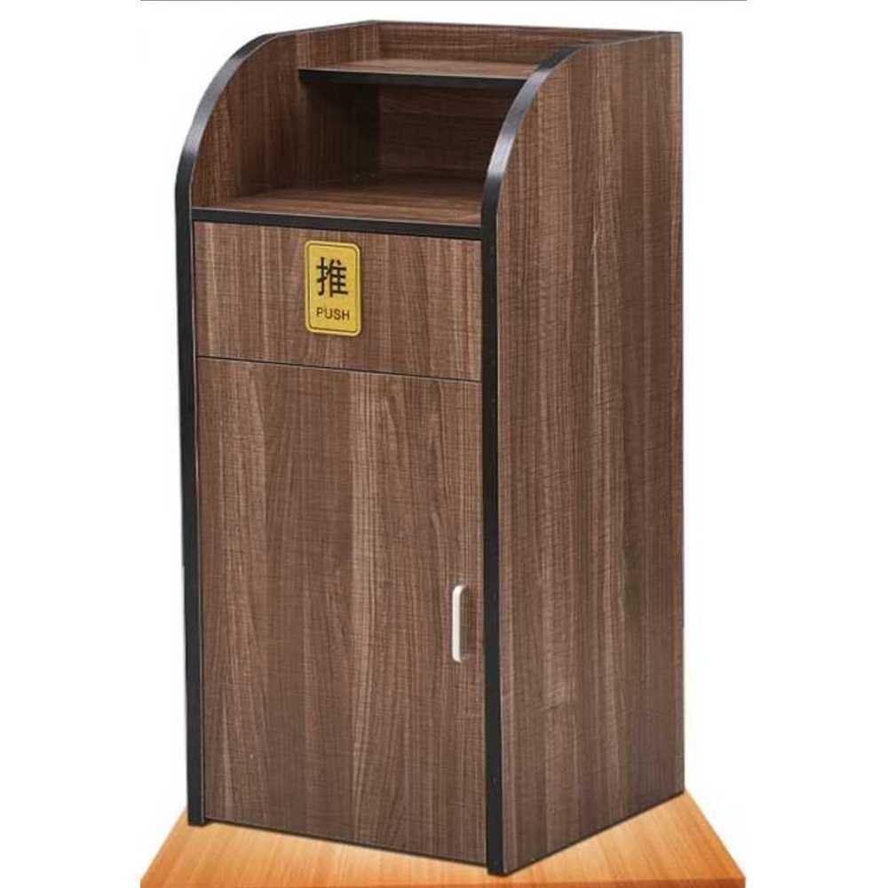 카페반납대 레스토랑 셀프 트레이 탕비실 정리 그릇 (A형) 100L 오크 - 메인 이미지