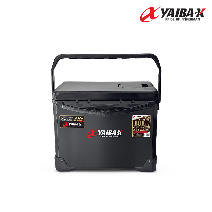 야이바엑스 48시간 보냉 KYSC-18L 18리터 블랙 쿨러 아이스박스 어깨끈포함