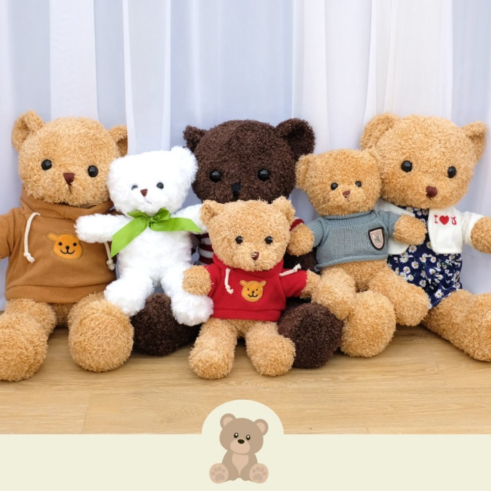귀여운 곰돌이 인형 30cm 복슬복슬 베어 애착인형 곰인형 어린이날 생일 친구 선물