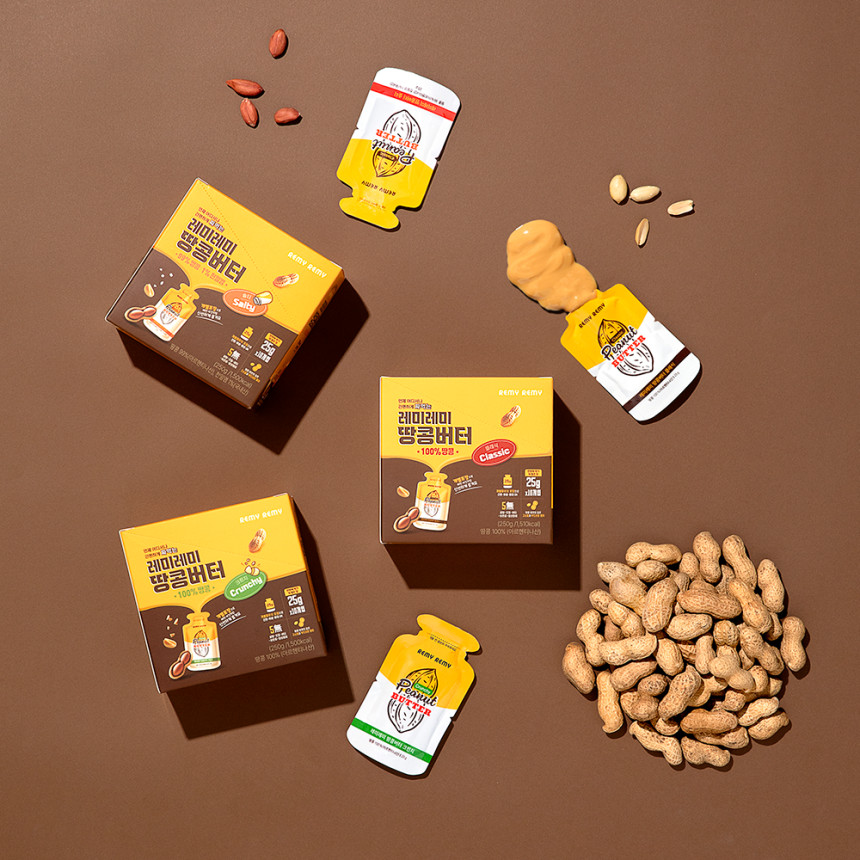 레미레미 땅콩버터 클래식 솔티 무설탕 무첨가 100% 순수 땅콩버터 Non gmo 곰팡이 독소 (아플라톡신) FREE 산패걱정 없음 믿을 수 있는 건강한