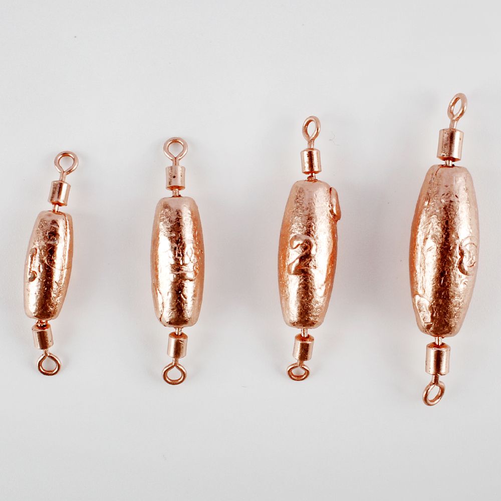 양도래추 회전 도래추 낚시추 민물추 스위벨 고리 봉돌 구멍추 동코팅 1호 이미지 2