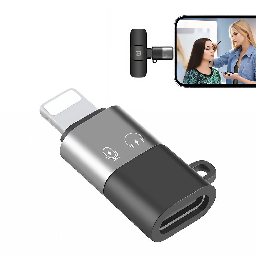 아이폰젠더 핀마이크 헤드셋 블루투스 리시버 연결 시라오미