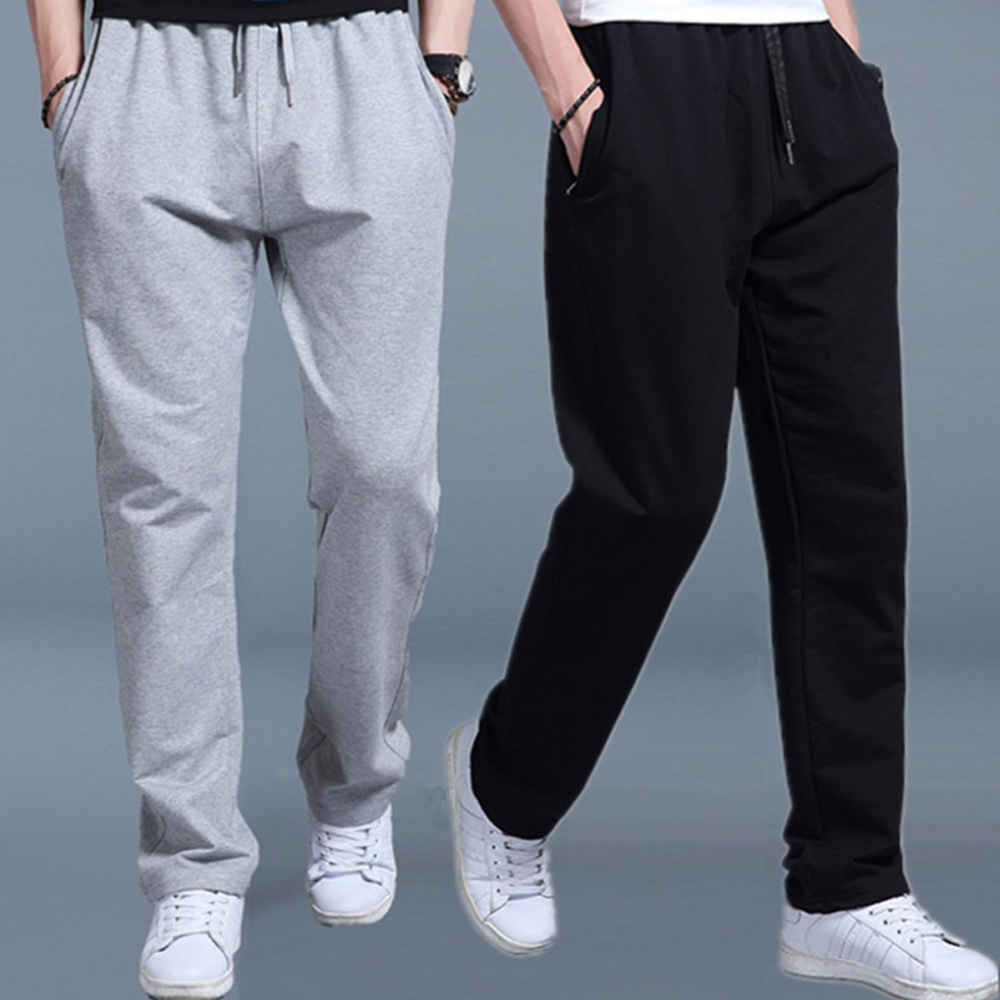 세미와 이드 팬츠 트레이닝팬츠 통넓은 바지 츄리닝 와이드 스웨트 스웻 롱와이드 코디 - 상품 이미지