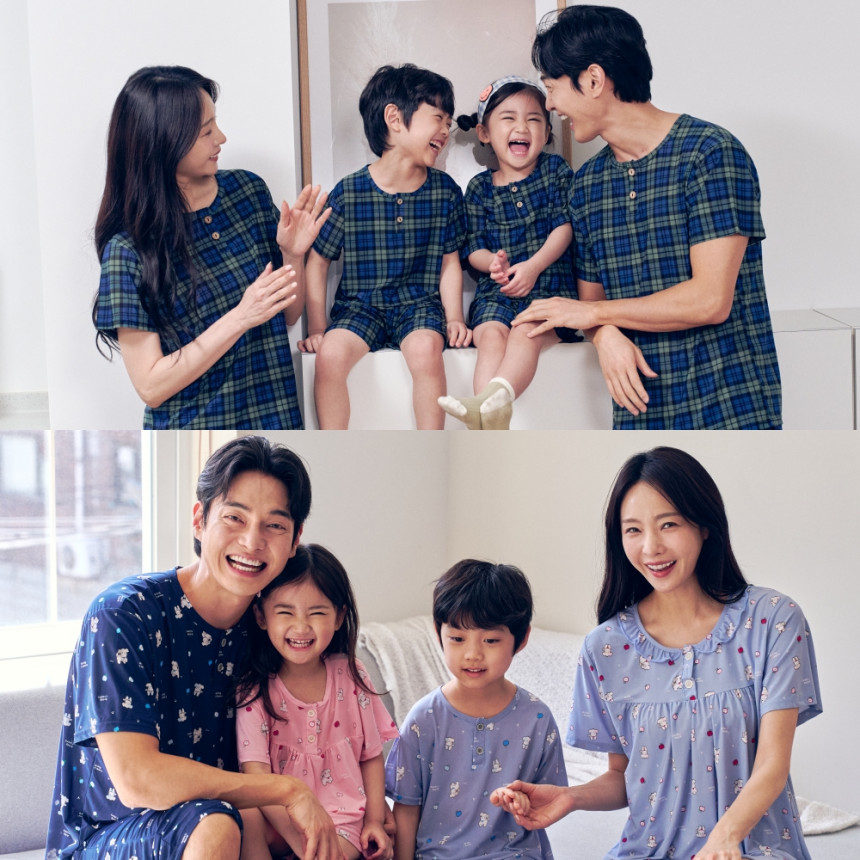 여름 커플잠옷 빅사이즈 반팔 냉장고 냉감 파자마파티 라운지웨어