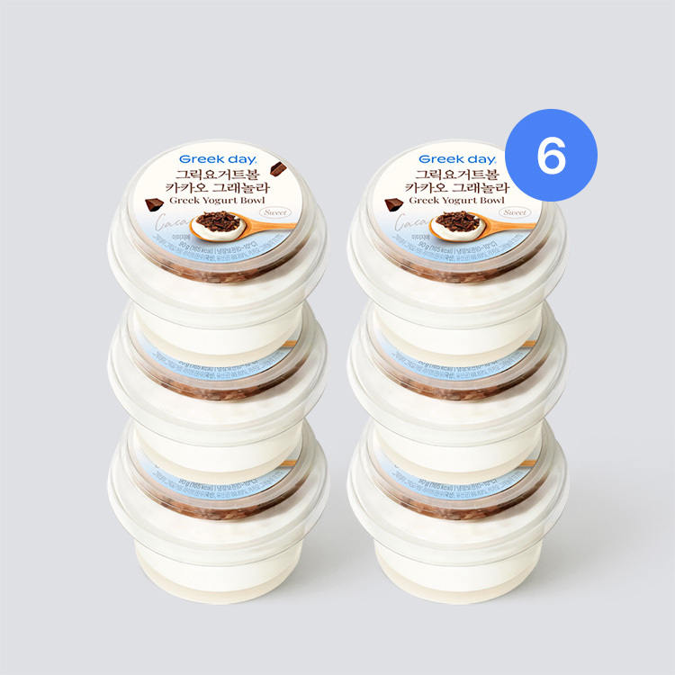 그릭데이 그릭요거트볼 카카오 그래놀라 (6개입)