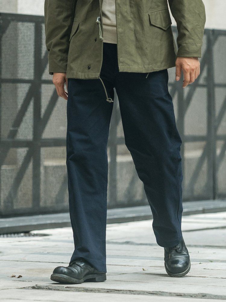 브론슨 오피서 치노팬츠 1944 USMC 밀리터리치노 스트레이트핏 트윌 아메카지 3색 다크 네이비(Dark Navy) 34 - 상세 이미지 3