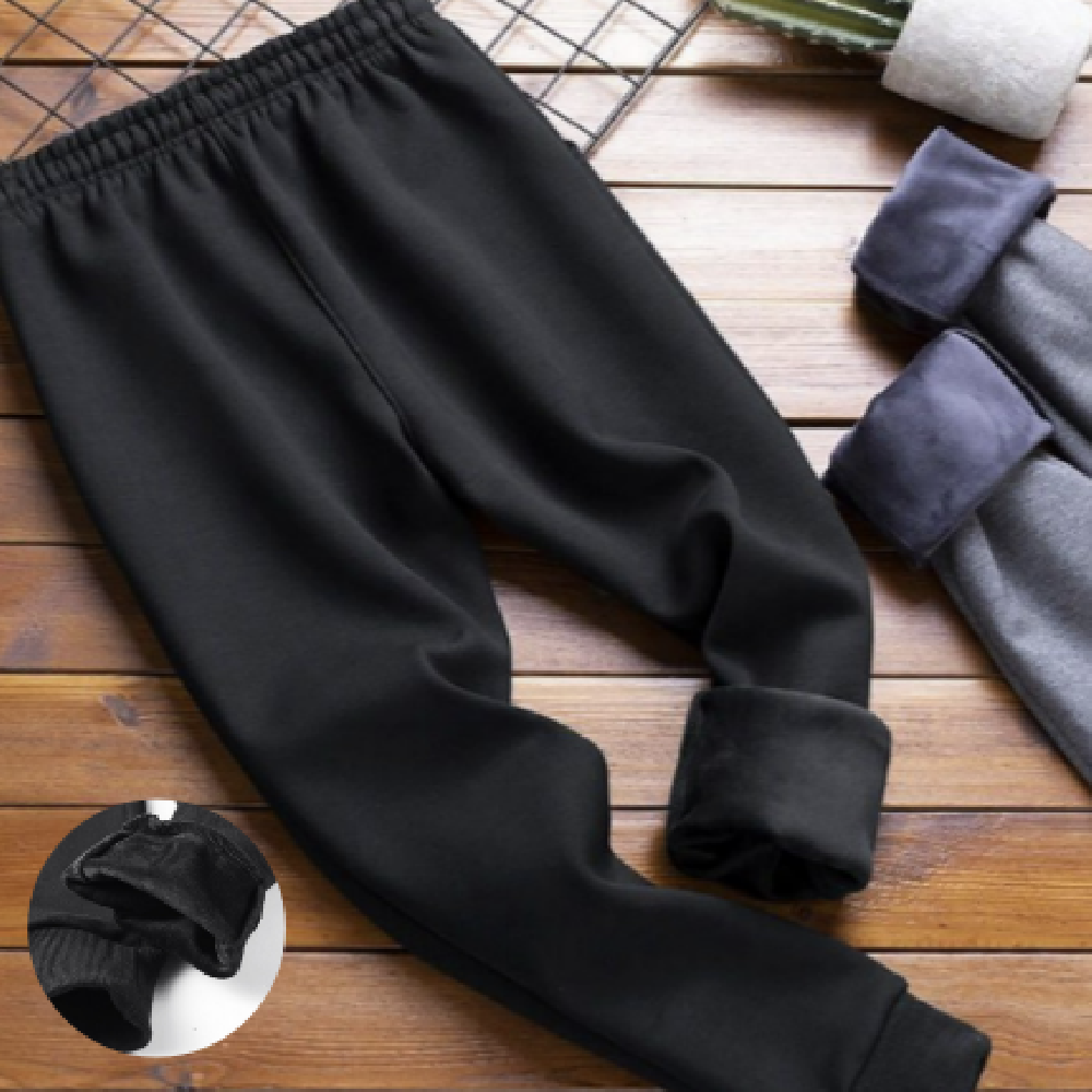 남성 기모 조거 팬츠 데일리 트레이닝 츄리닝 바지 남자 트레이닝팬츠 밴딩 겨울 - 상품 이미지