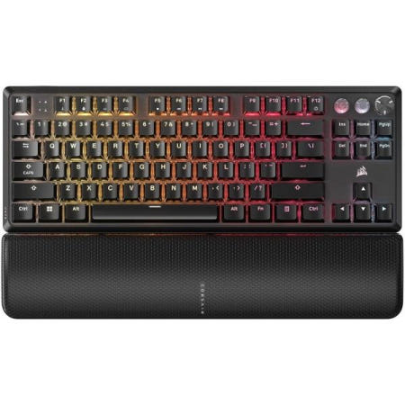 Corsair [해외]Corsair 커세어 K70 PRO TKL RGB 텐키리스 기계식 유선 게이밍 키보드 - 사전 윤활된 홀 효과 MGX 하이퍼드라이브 조절 가능한 스위치, 동시 SOCD 및