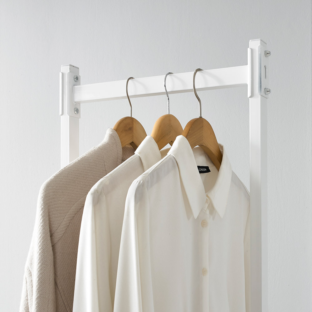 철제 1단 행거 스탠드 옷걸이 드레스룸 원룸 옷가게 옷장 400