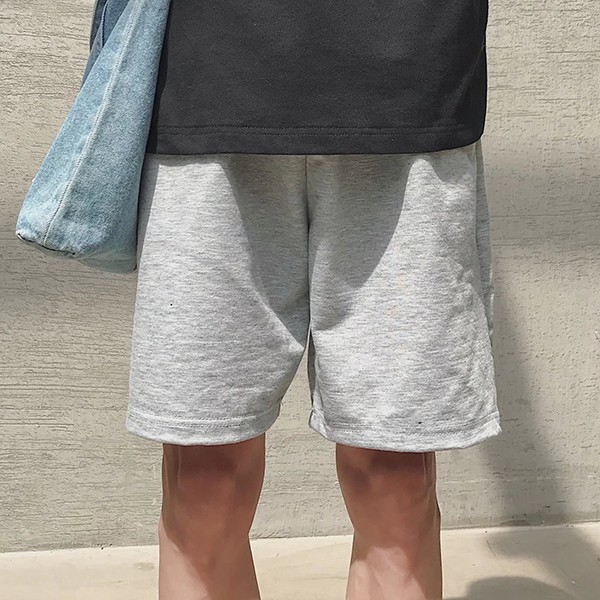 남성 허리밴딩 무지 7컬러 5부 반바지 팬츠 INSUM 59N 남자 - 상품 이미지