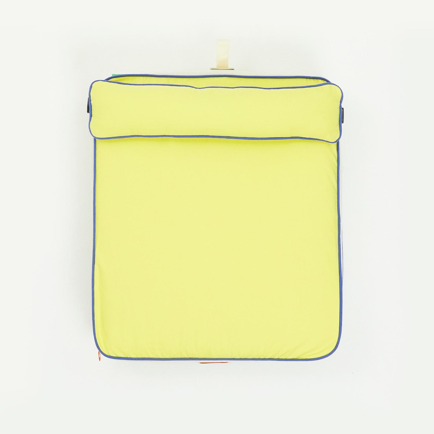 스멍스 강아지 스프링 디스크 침대 매트리스 옐로우