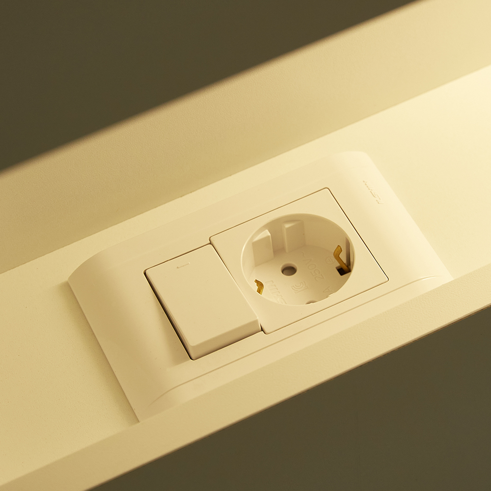 국산 LED 조명 침대 헤드 보드 선반 틈새 수납 벽보드 침대머리판