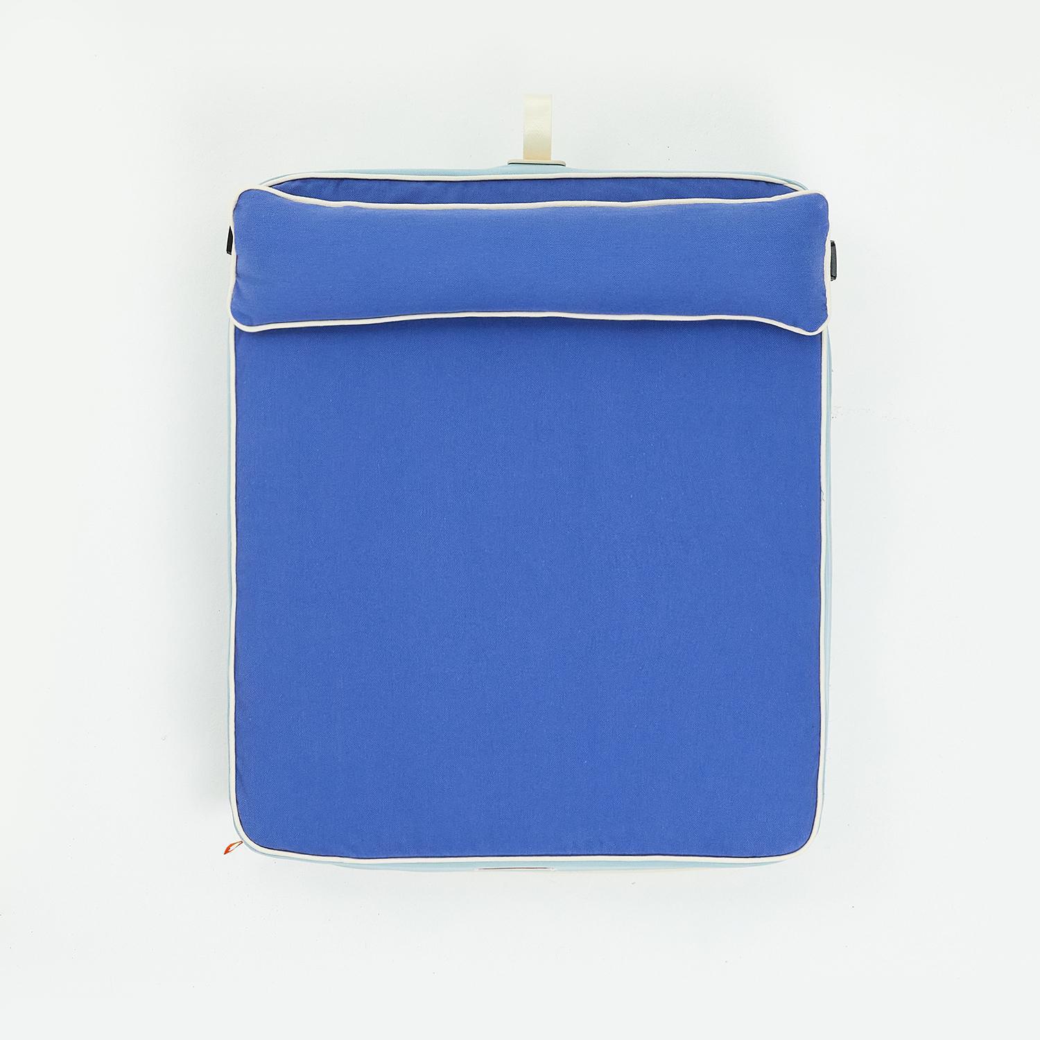 스멍스 강아지 스프링 디스크  침대 매트리스 블루