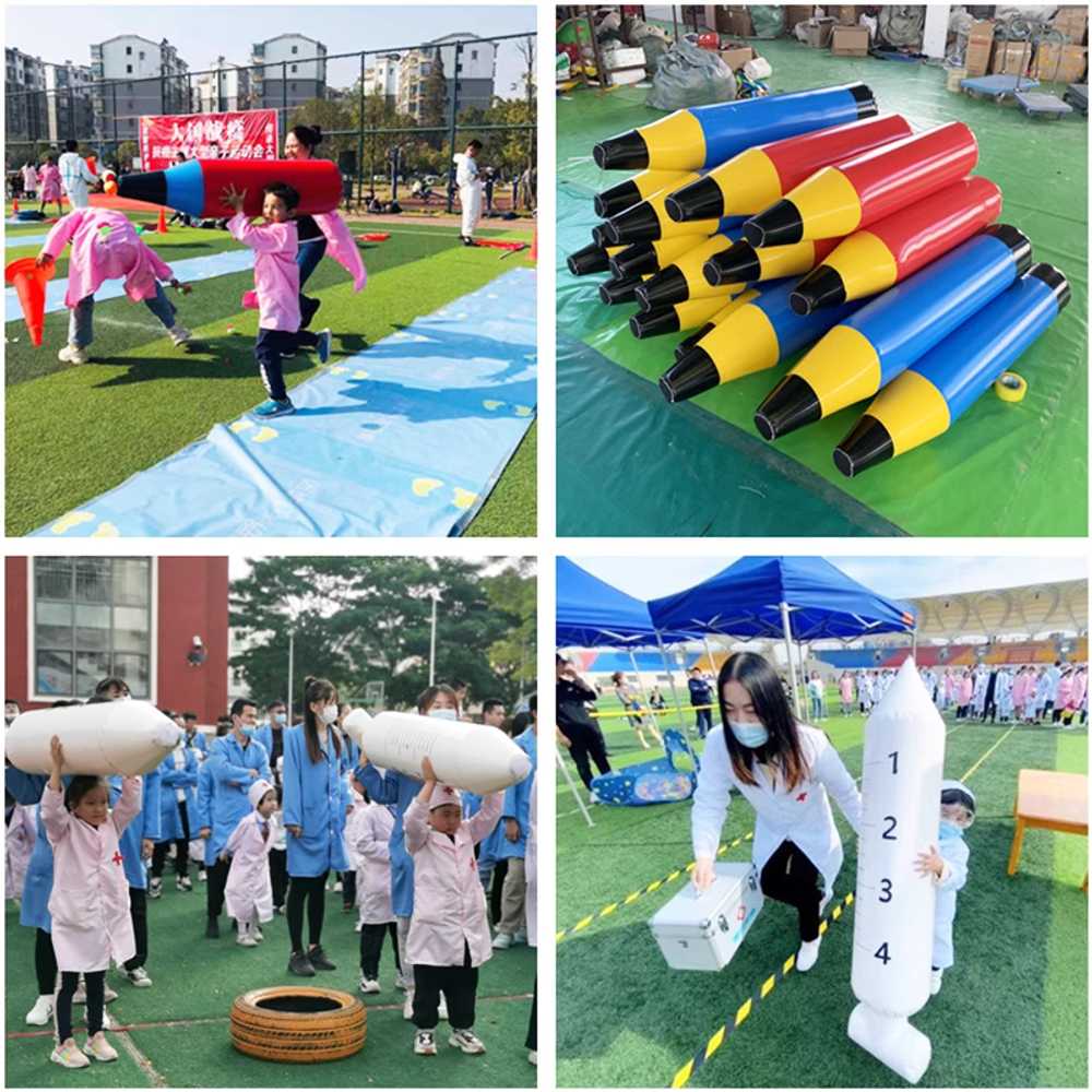 에어사다리 성 게임 레크레이션 기차 공기 단체 대형 2m 바벨 - 상세 이미지 2