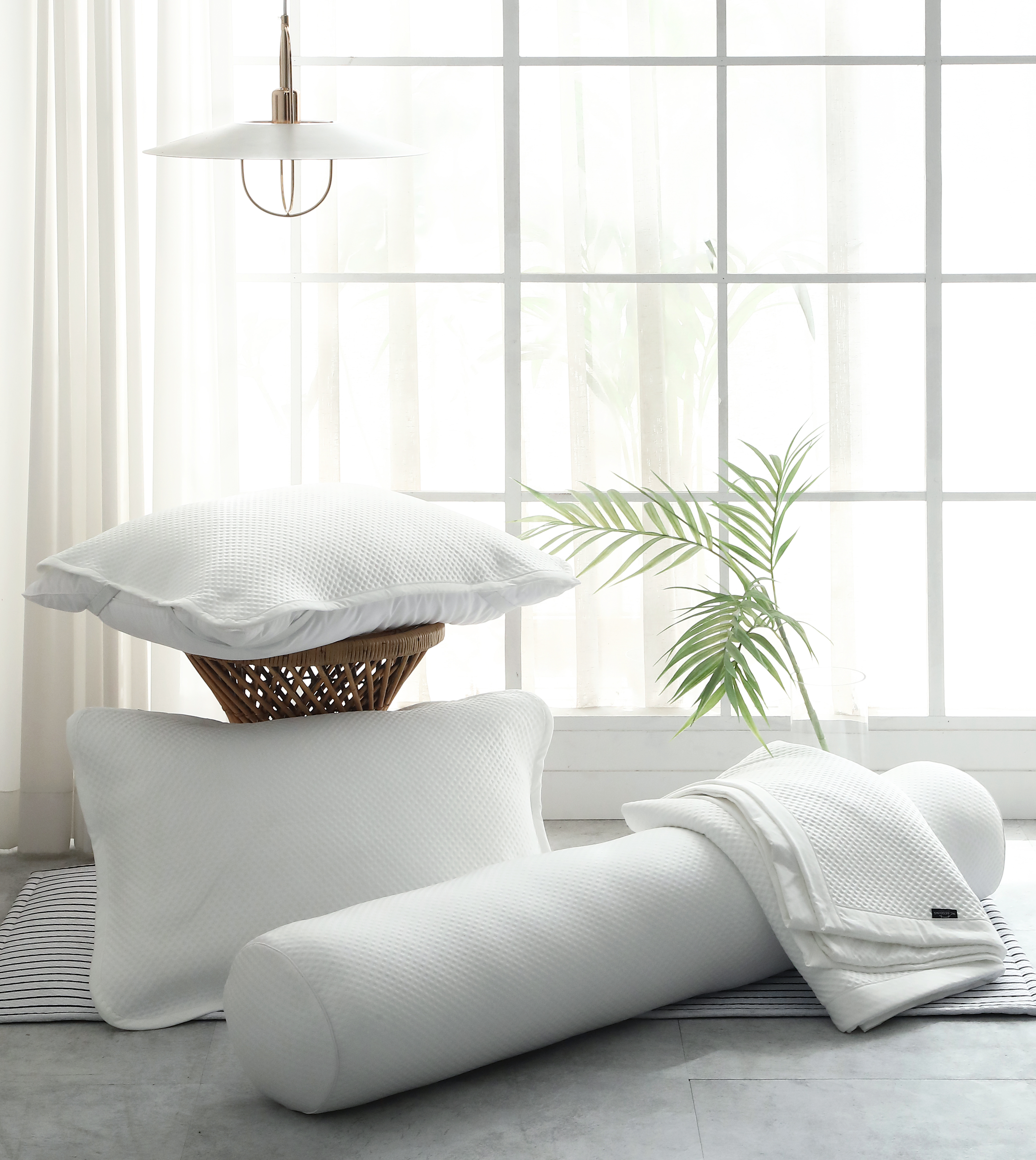 엠시베딩 쯔누가냉감패드 여름 이불패드 패밀리 고정밴드 Q