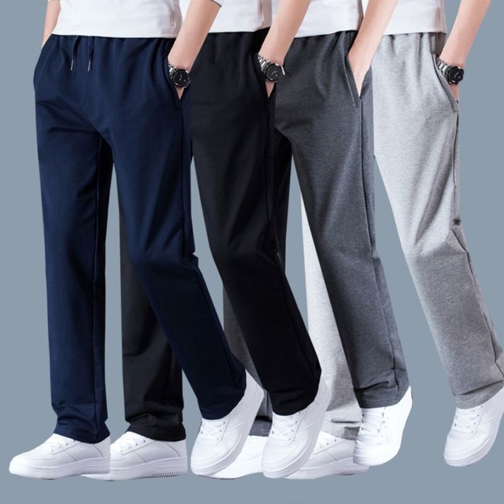 트레이닝팬츠 세미와 이드 트레이닝복 츄리닝 바지 남자 남성 와이드 - 상품 이미지