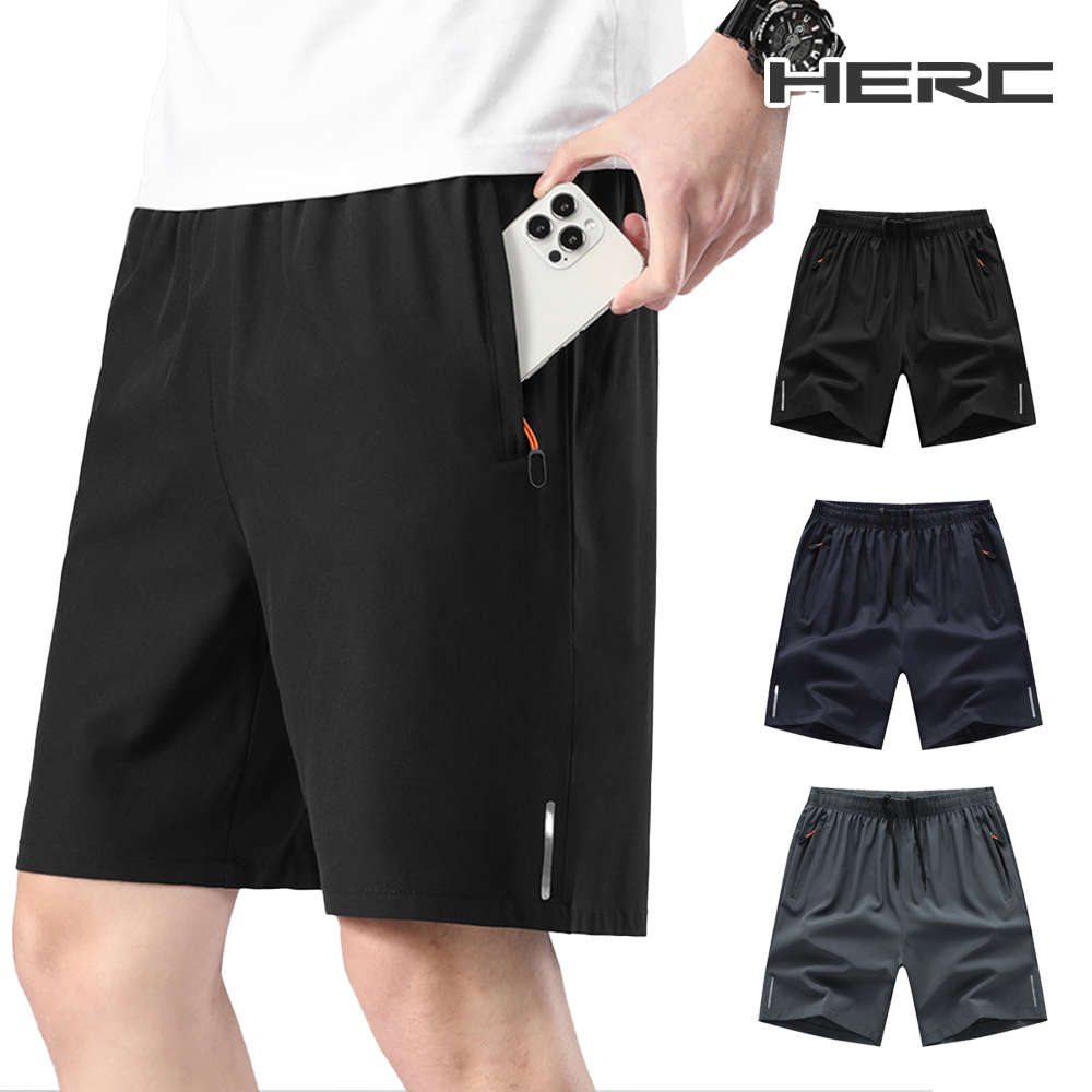 HERC 쿨반바지 남성 여름 남자 쿨바지 밴딩 5부 7부 냉장고 등산 아이스 팬츠 - 상품 이미지