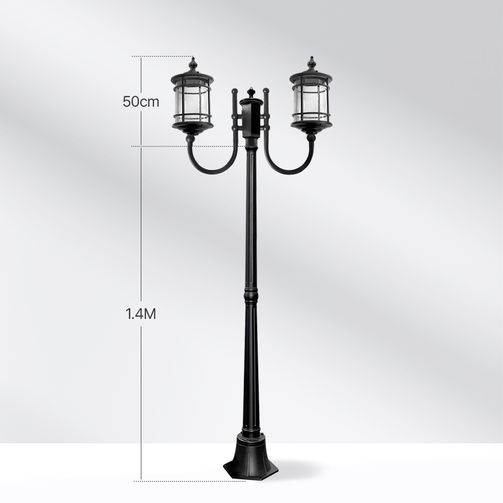 전기가로등 외등 보안등 공원 아파트 산책로 카페 도로 가로등 LED 잔디등 기둥 1.4m - 상세 이미지 4