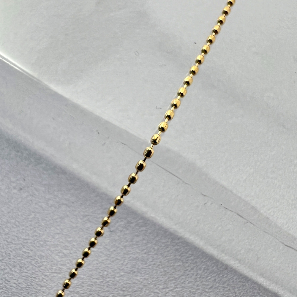 네일 체인 0.6mm 볼체인 줄란 50cm 네일아트 재료 이미지 6