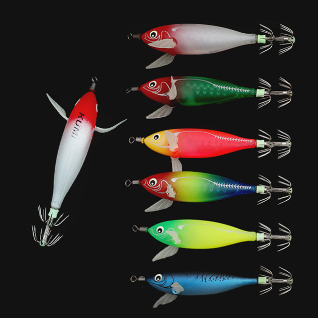 쿠미 레인저 미니 에기 무광 래틀 수평 55F 스몰 애기 쭈꾸미 갑오징어 레드헤드, 8cm - 상세 이미지 2