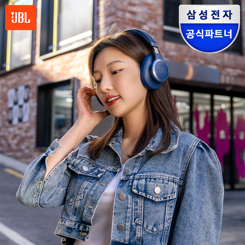 삼성공식파트너 JBL LIVE770NC 블루투스헤드셋 무선 헤드폰 블루