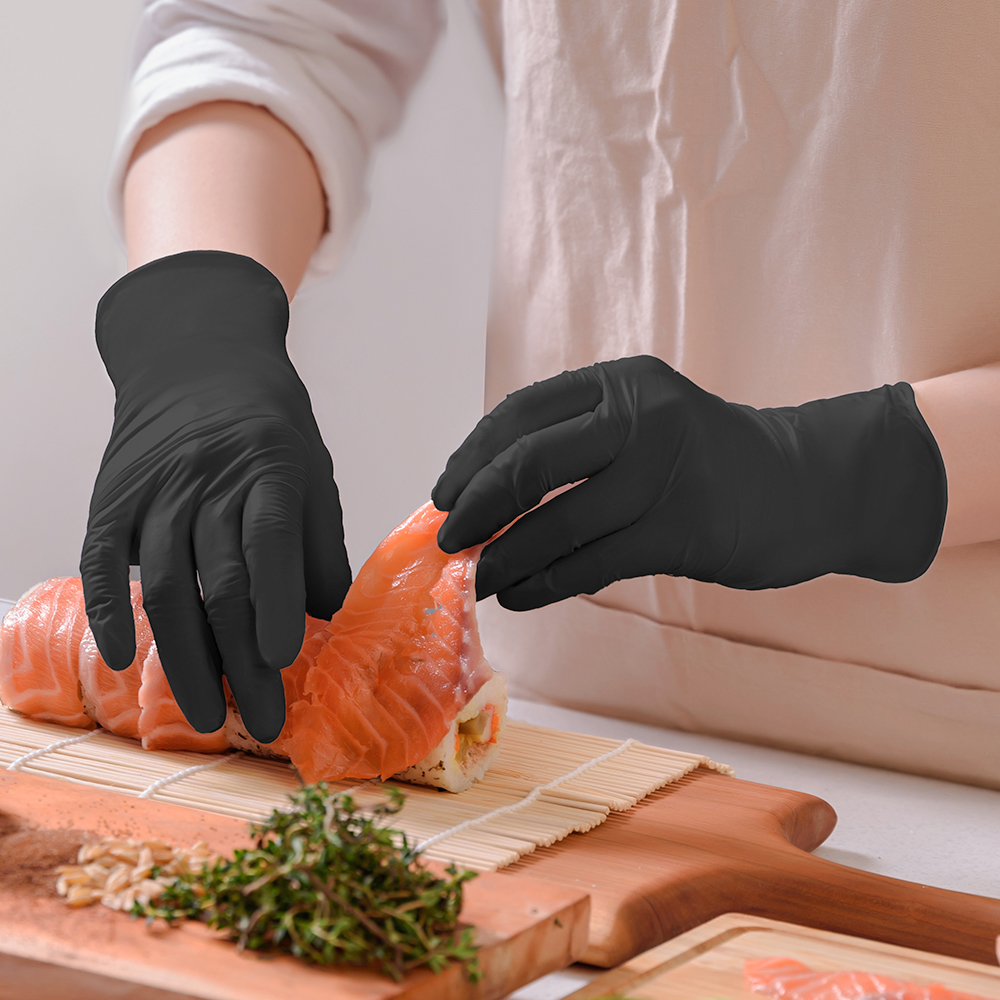 러버랩 유일국내산 파우더프리 요리 설거지 위생 컬러 니트릴 장갑 M(중형), 화이트, 50개