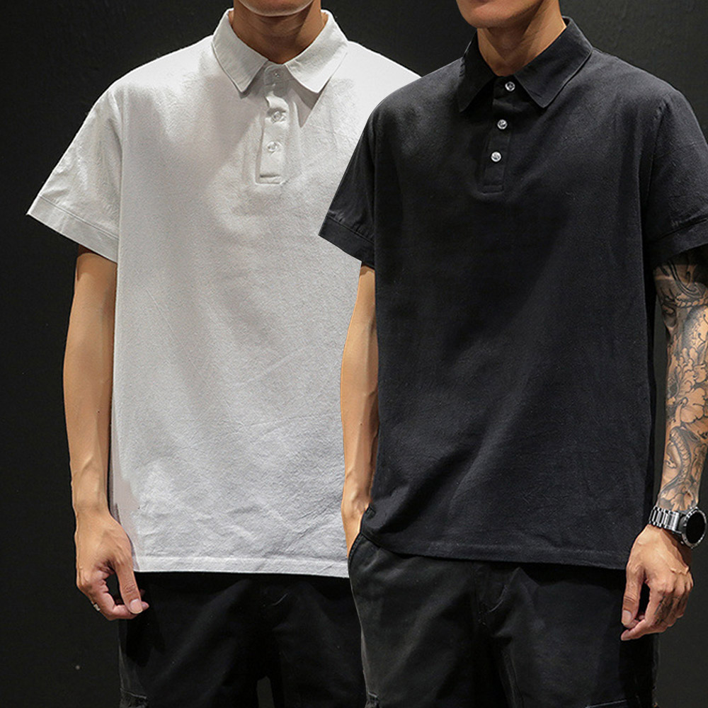 남자 기본 무지 디자인 얇은 소재 카라 반팔 티셔츠 런닝 여자 반팔티 커스텀 후드티