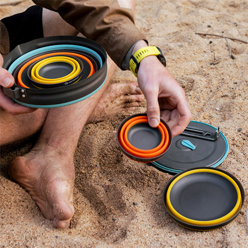 씨투써밋 프론티어 케틀 세트 캠핑 백패킹 접이식 주전자 코펠 세트