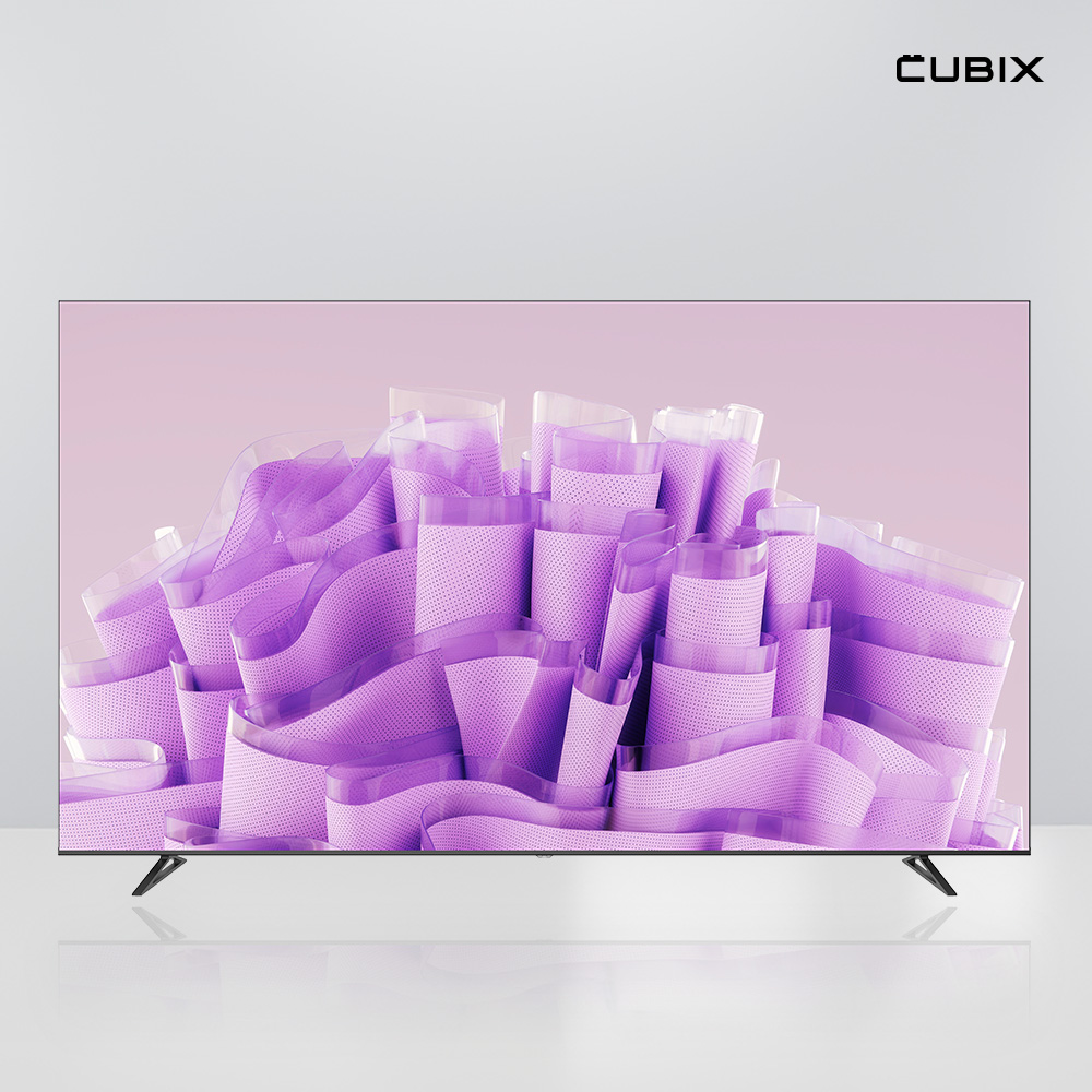 큐빅스 구글 스마트 QLED 165cm(65인치) UHD 4K TV 에너지효율 1등급 - 상세 이미지 2