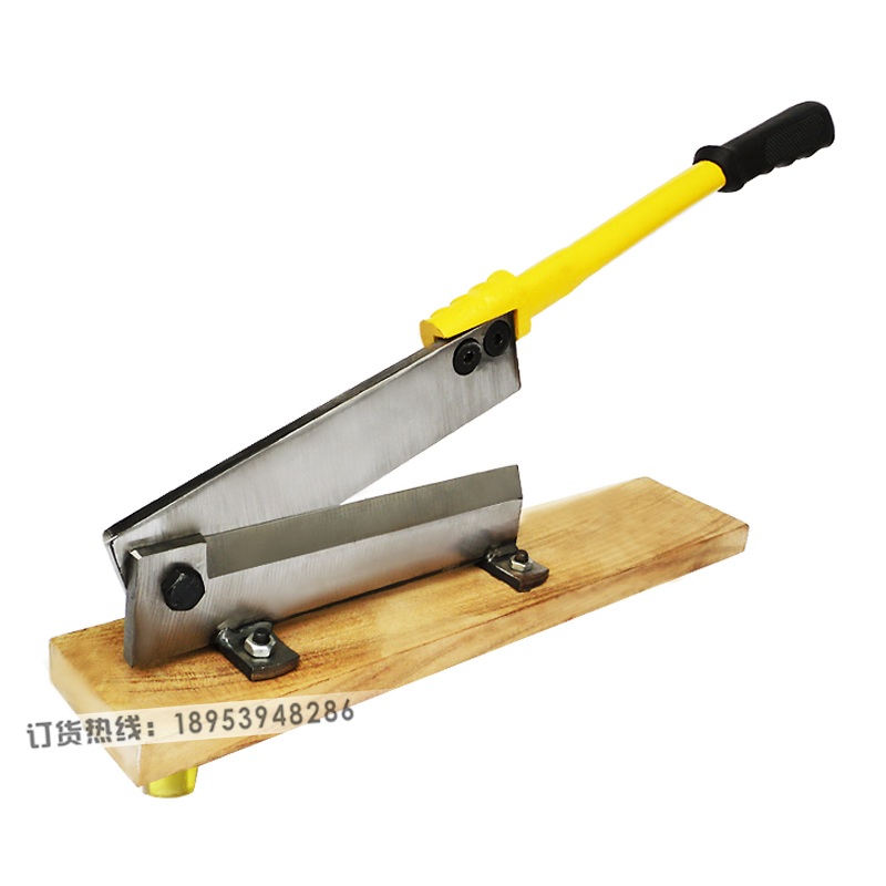 뼈절단기 단두대 작두기 커팅기 가정용 육절기 스텐 밝은 회색 60° 이상 24cm - 상품 이미지