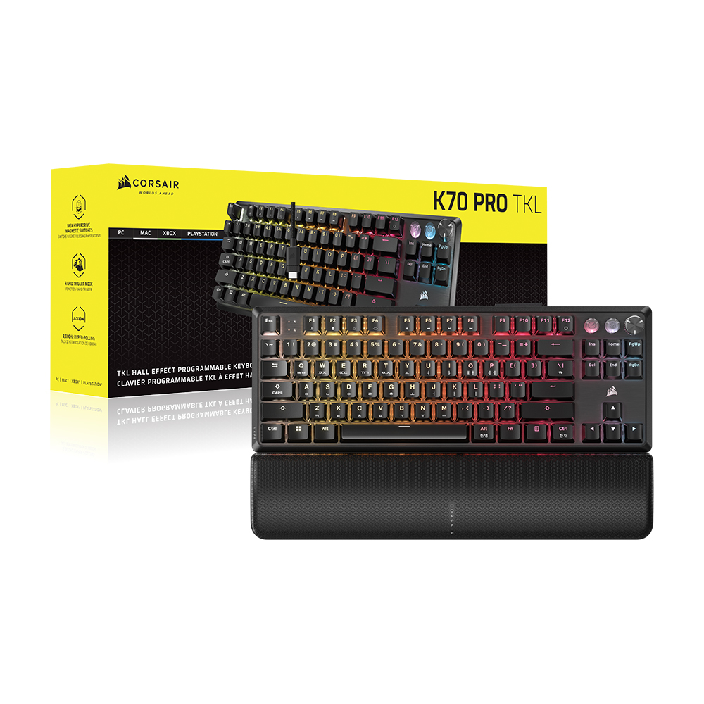 커세어 K70 PRO TKL MGX 래피드 트리거 무소음 자석축 8K 게이밍 기계식 매크로 - 상세 이미지 4