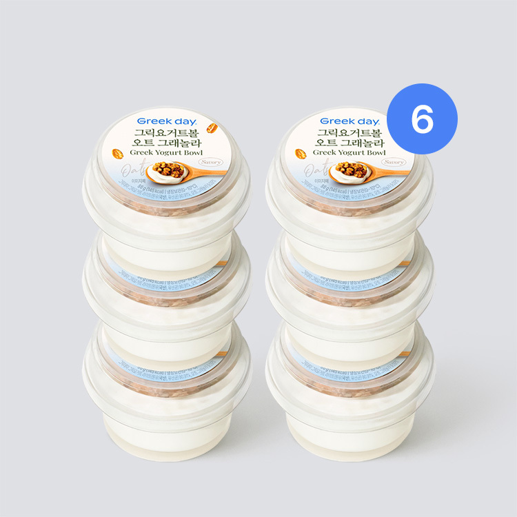 그릭데이 그릭요거트볼 오트 그래놀라 (6개입)